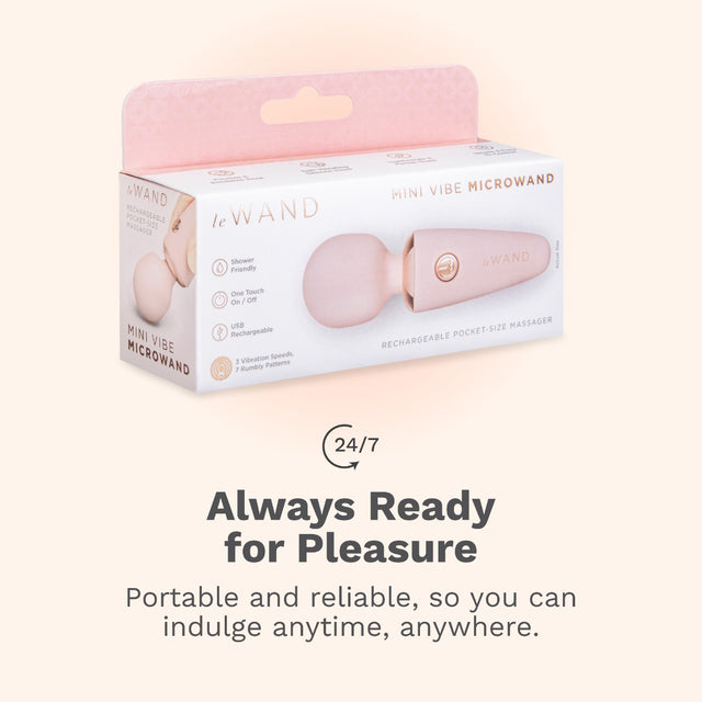 Le Wand Mini Micro Wand Rechargeable Pocket-Size Massager