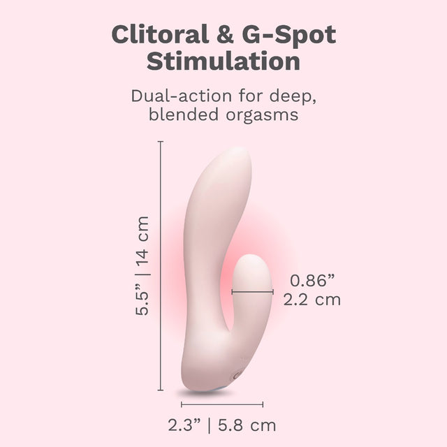 Le Wand Mini Vibe G-Double Rechargeable Clitoral & G-Spot Vibrator