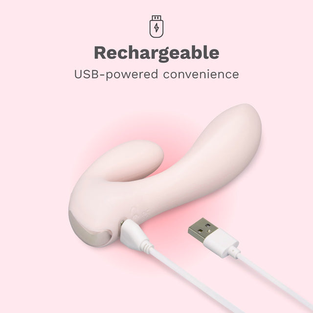 Le Wand Mini Vibe G-Double Rechargeable Clitoral & G-Spot Vibrator