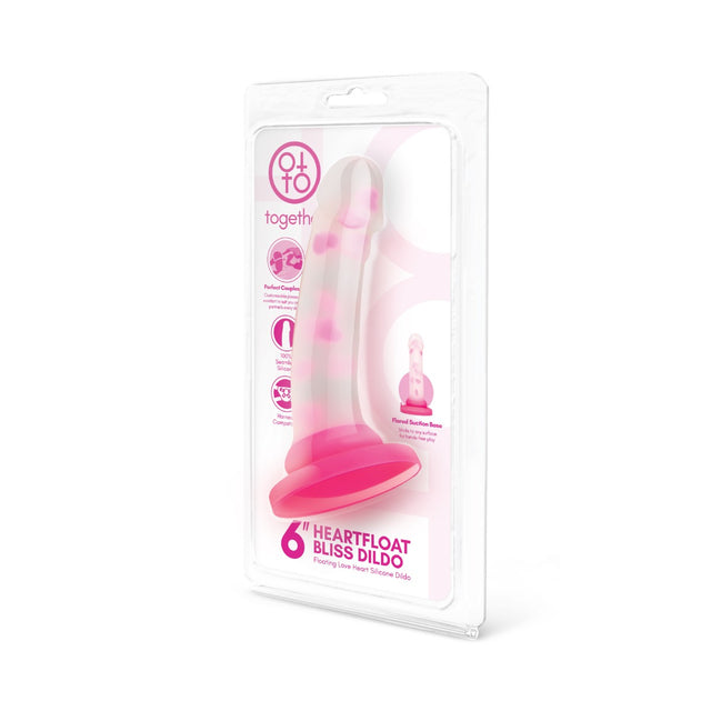 Together Vibes Heartfloat Bliss 6 Inch Silicone Dildo