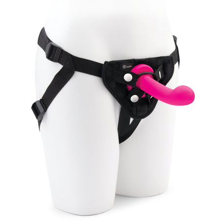 Pop 5.5 inch Silicone Dildo & Harness Set