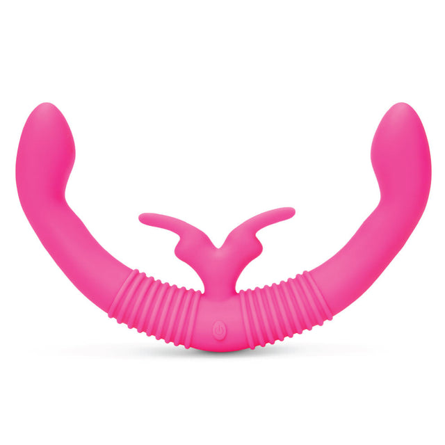 Together Toy Double-Ended Vibrating Strap-On Dildo