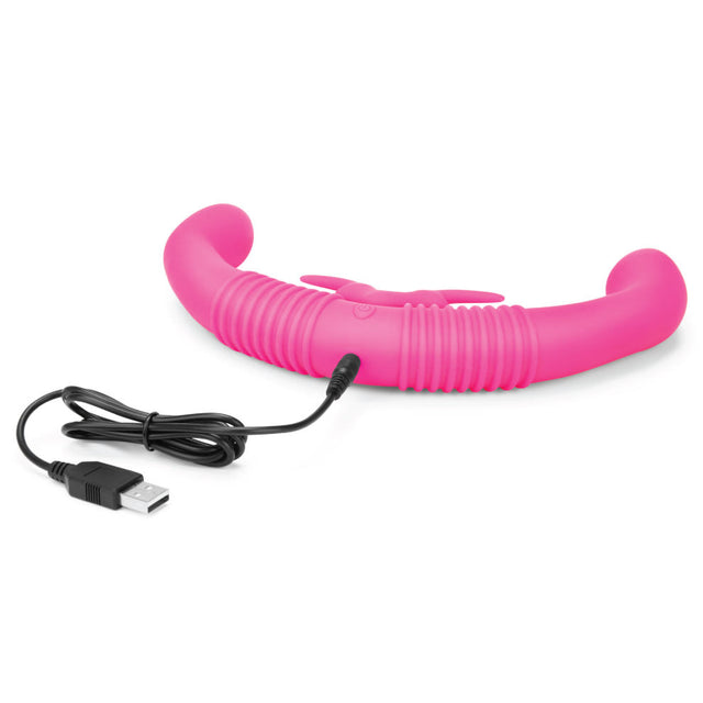 Together Toy Double-Ended Vibrating Strap-On Dildo