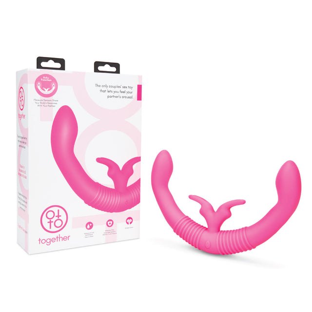 Together Toy Double-Ended Vibrating Strap-On Dildo