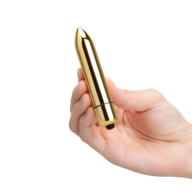 Waterproof Bullet Vibrator - Gold